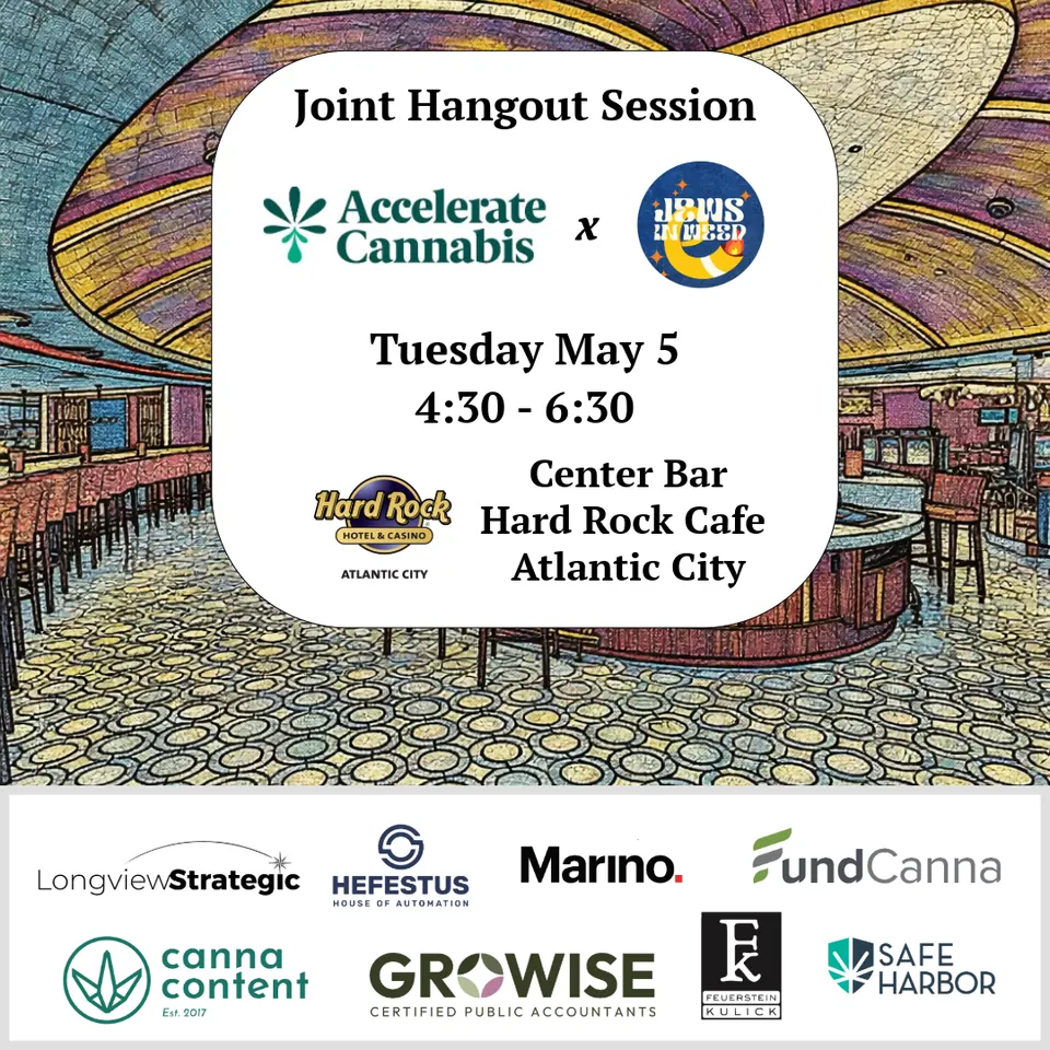 Joint Hangout with Accelerate Cannabis event artwork